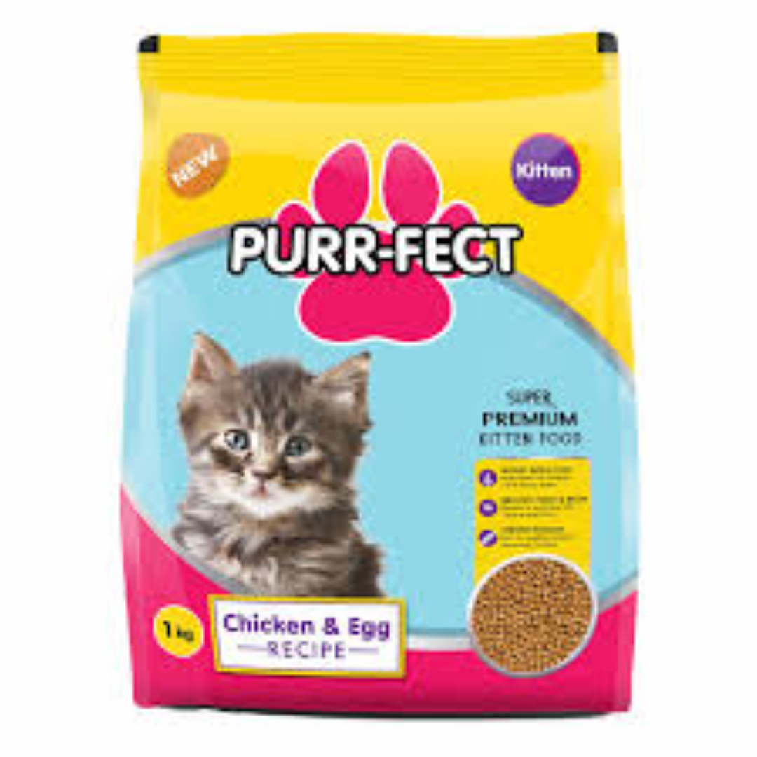 PURR-FECT KITTEN CHICKEN N EGGS 1KG